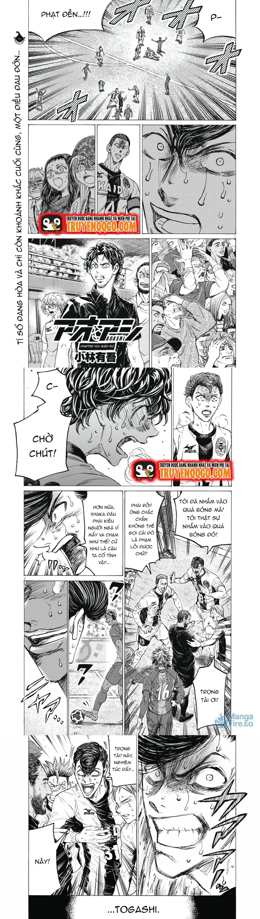 Thiên Tài Bóng Đá Ashito Chap 401 - Next Chap 402
