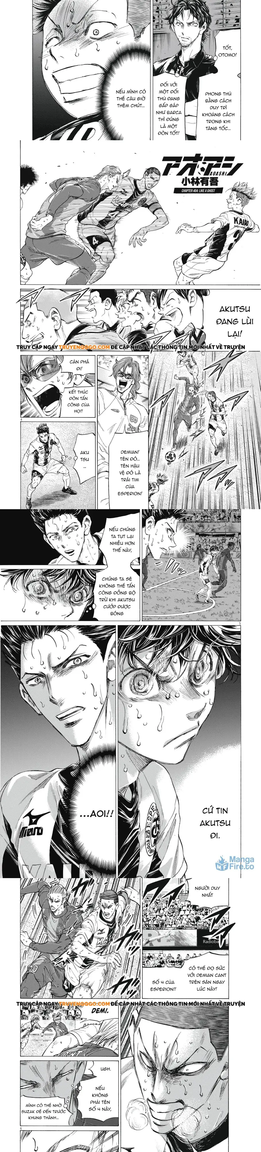 Thiên Tài Bóng Đá Ashito Chap 404 - Next Chap 405