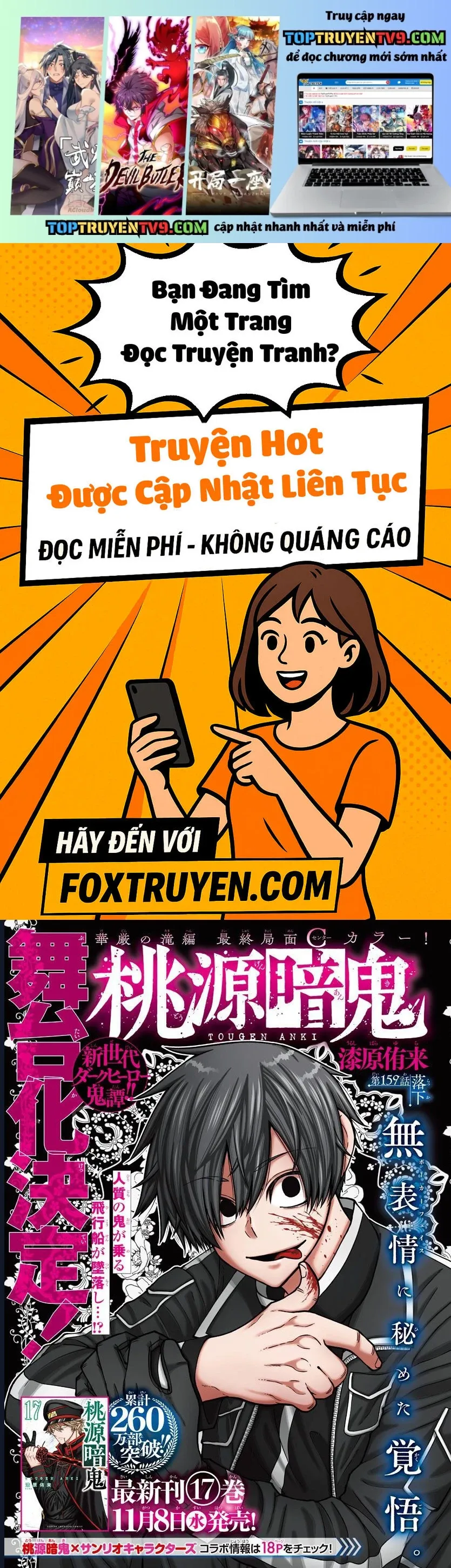 Tougen Anki Chap 159 - Next Chap 160