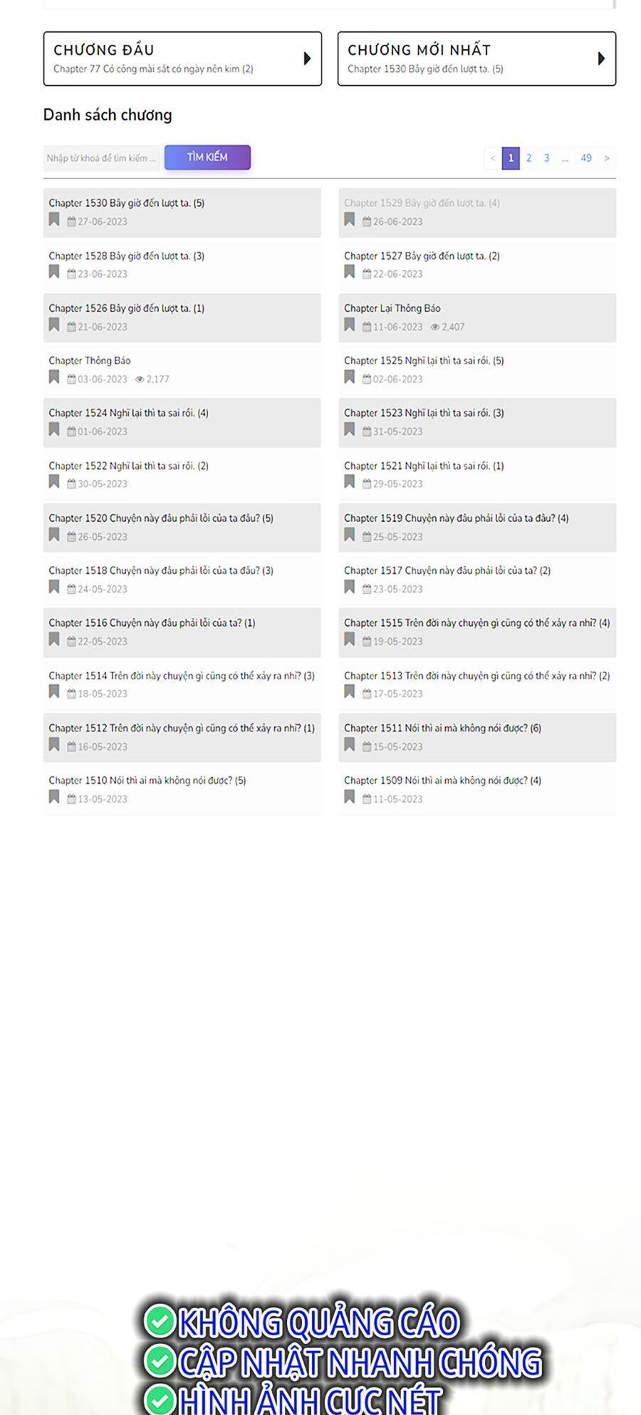 Hoa Sơn Tái Khởi Chap 106 - Next Chap 107