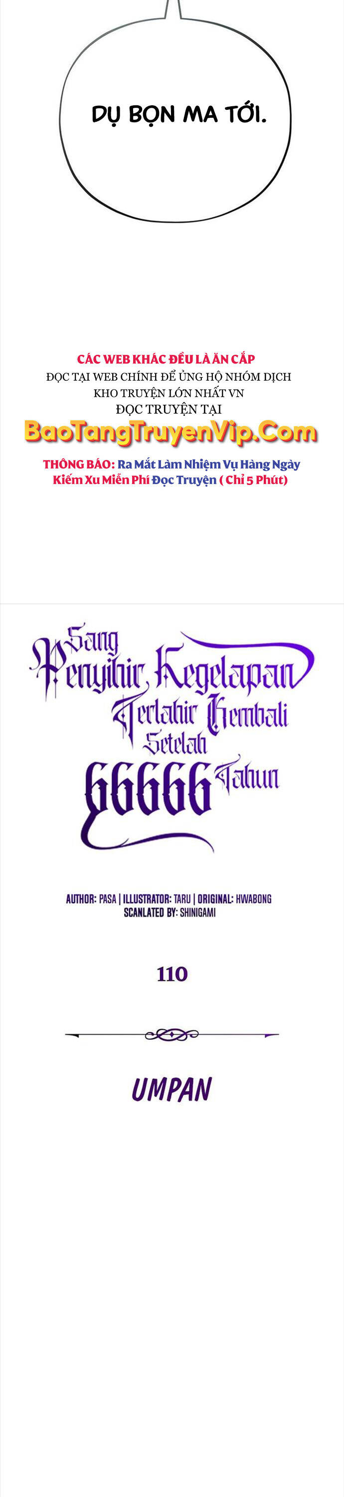 Pháp Sư Hắc Ám Hồi Sinh Sau 66666 Năm Chap 110 - Next Chap 111