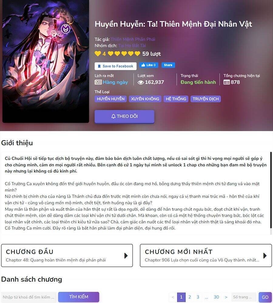 Ta Trời Sinh Đã Là Nhân Vật Phản Diện Chap 185 - Next Chap 186