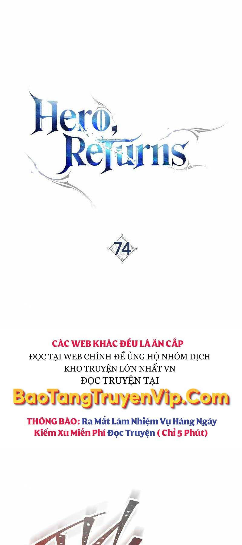 Anh Hùng Trở Về Chap 74 - Next Chap 75