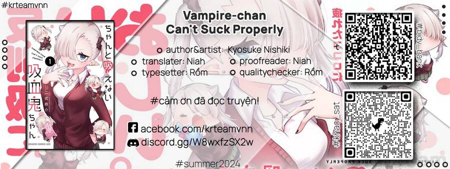 Vampire-Chan Can't Suck Properly Chap 41 - Next Chap 42