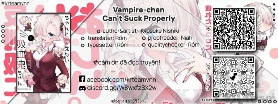 Vampire-Chan Can't Suck Properly Chap 44 - Next Chap 45