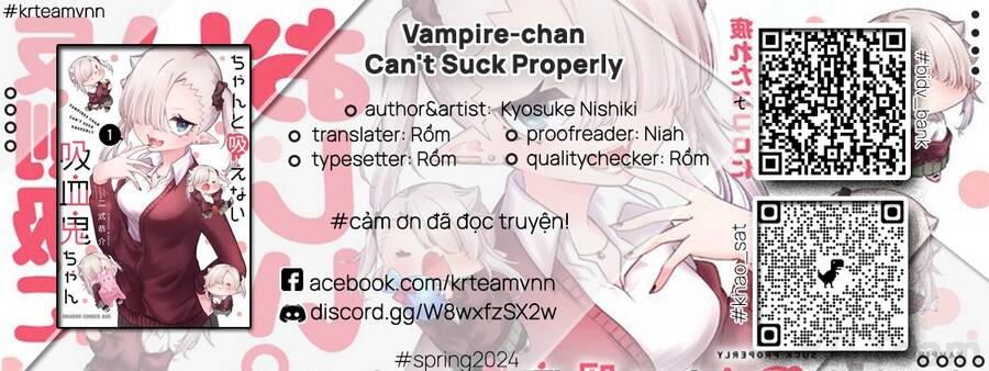 Vampire-Chan Can't Suck Properly Chap 39 - Next Chap 40