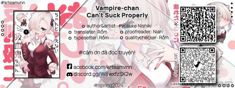 Vampire-Chan Can't Suck Properly Chap 40 - Next Chap 41