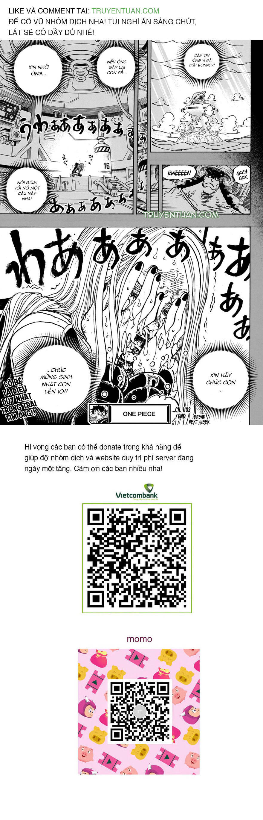 One Piece Chap 1102 - Next Chap 1103