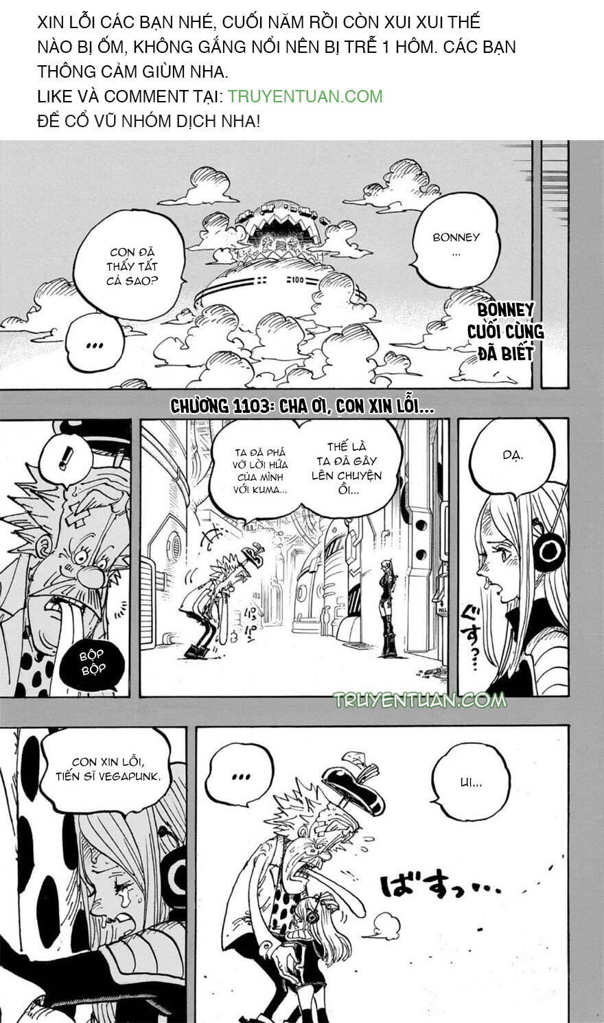 One Piece Chap 1103 - Next Chap 1104