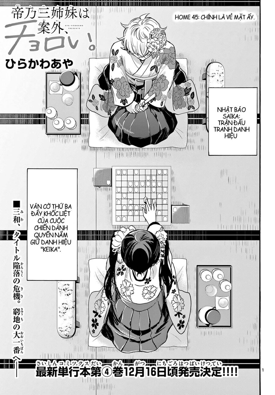 Ba Chị Em Nhà Mikadono Dễ Đối Phó Thật Đấy Chap 45 - Next Chap 46
