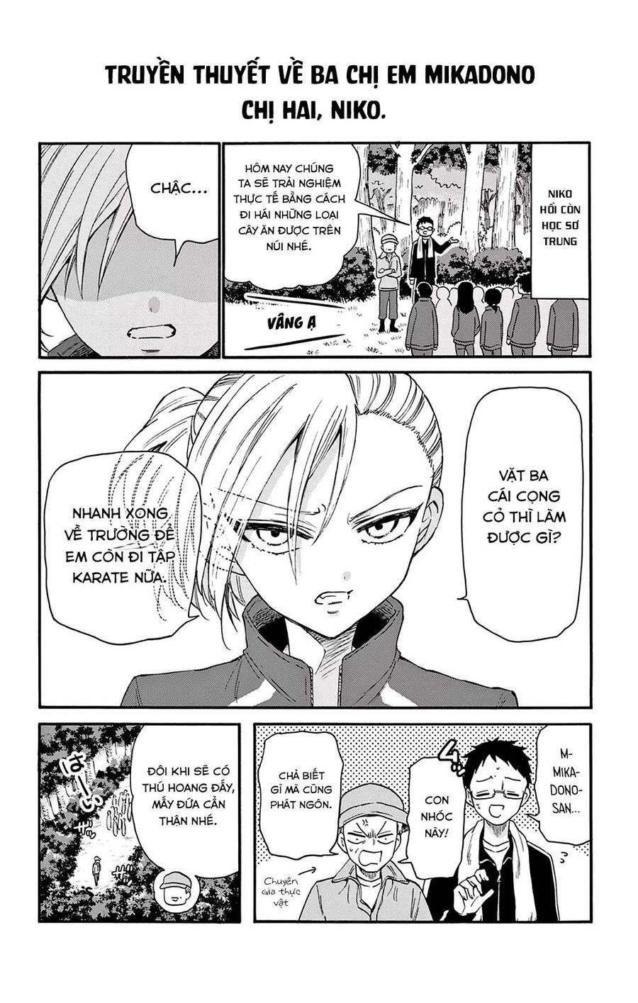Ba Chị Em Nhà Mikadono Dễ Đối Phó Thật Đấy Chap 6.5 - Next Chap 7.5