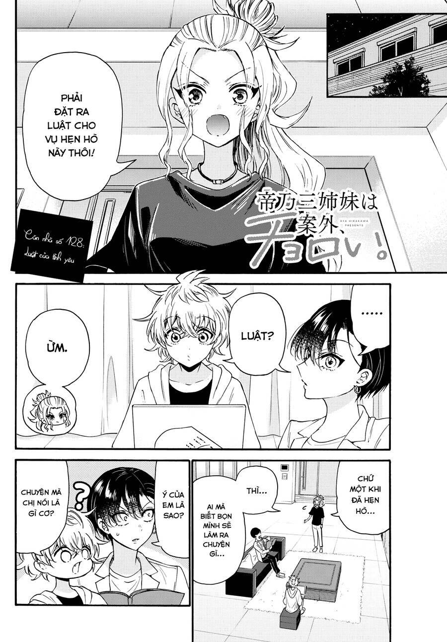 Ba Chị Em Nhà Mikadono Dễ Đối Phó Thật Đấy Chap 128 - Next Chap 129