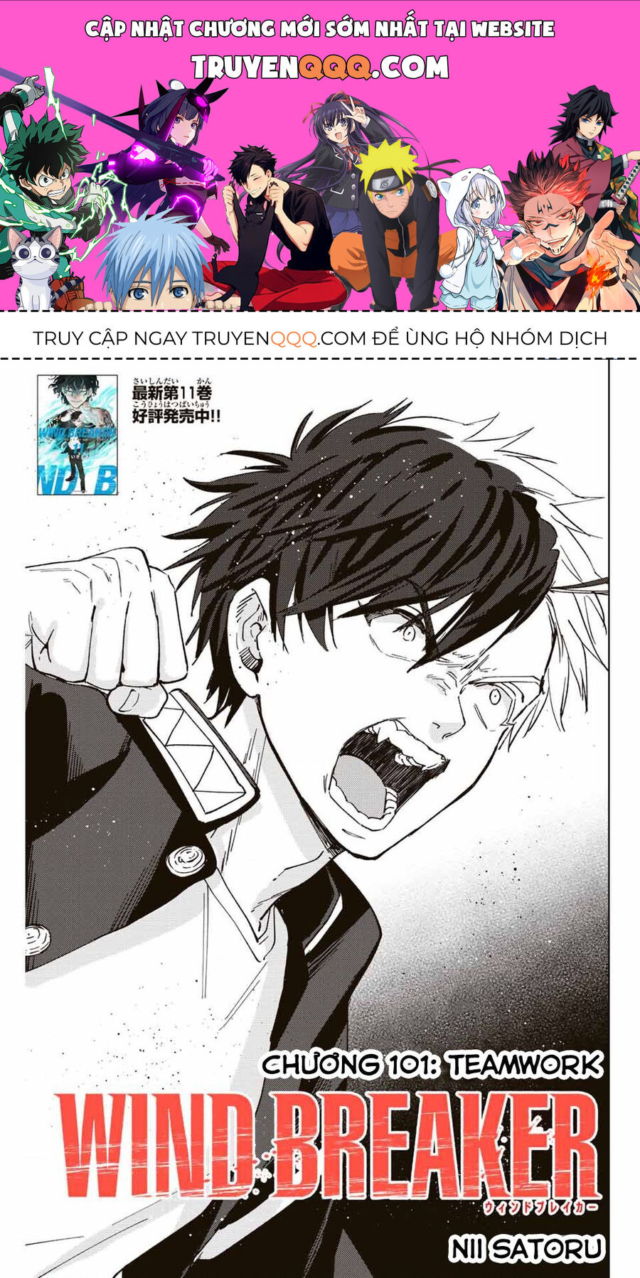 Wind Breaker (Nii Satoru) Chap 101 - Next Chap 102