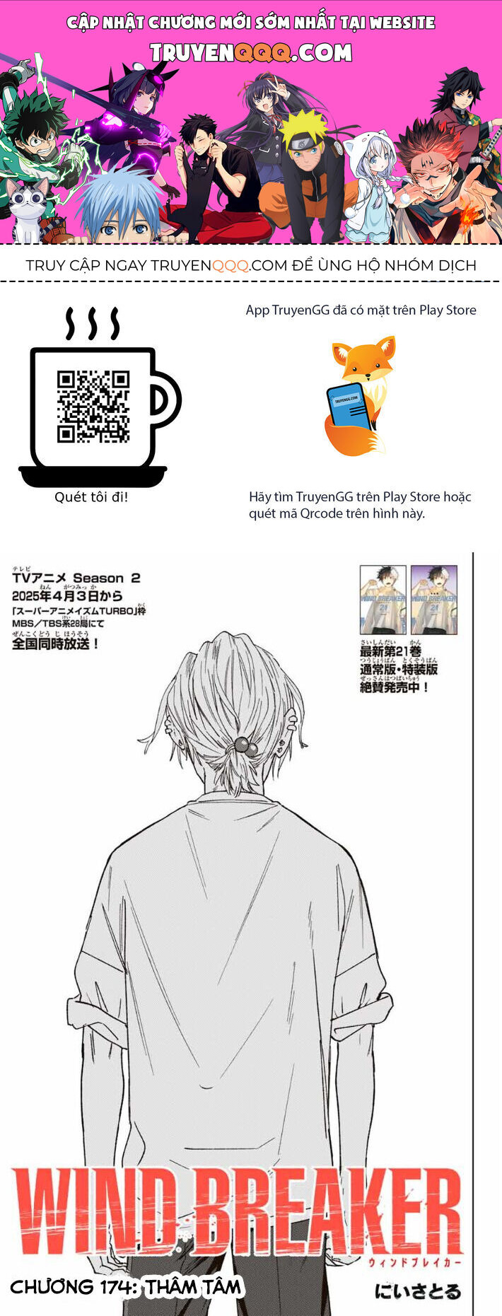 Wind Breaker (Nii Satoru) Chap 174 - Next Chap 175