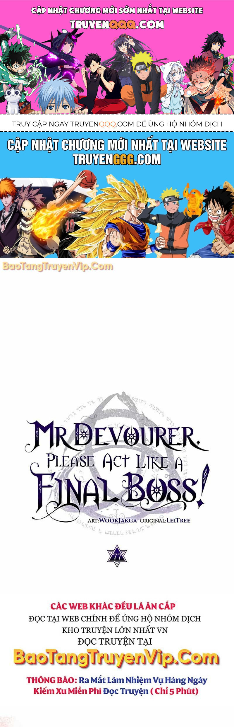 Hãy Hành Động Như Một Vị Boss Đi, Ngài Swallows Chap 77.1 - Next Chap 78.1