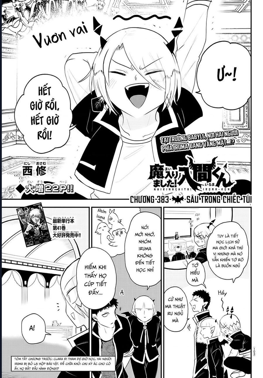 Chào Mừng Cậu Đến Trường Iruma-Kun Chap 383 - Next Chap 384