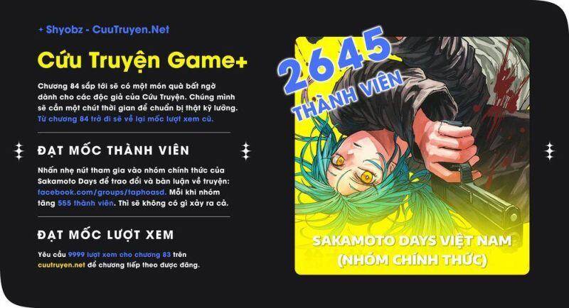 Sakamoto Days Chap 83 - Next Chap 84