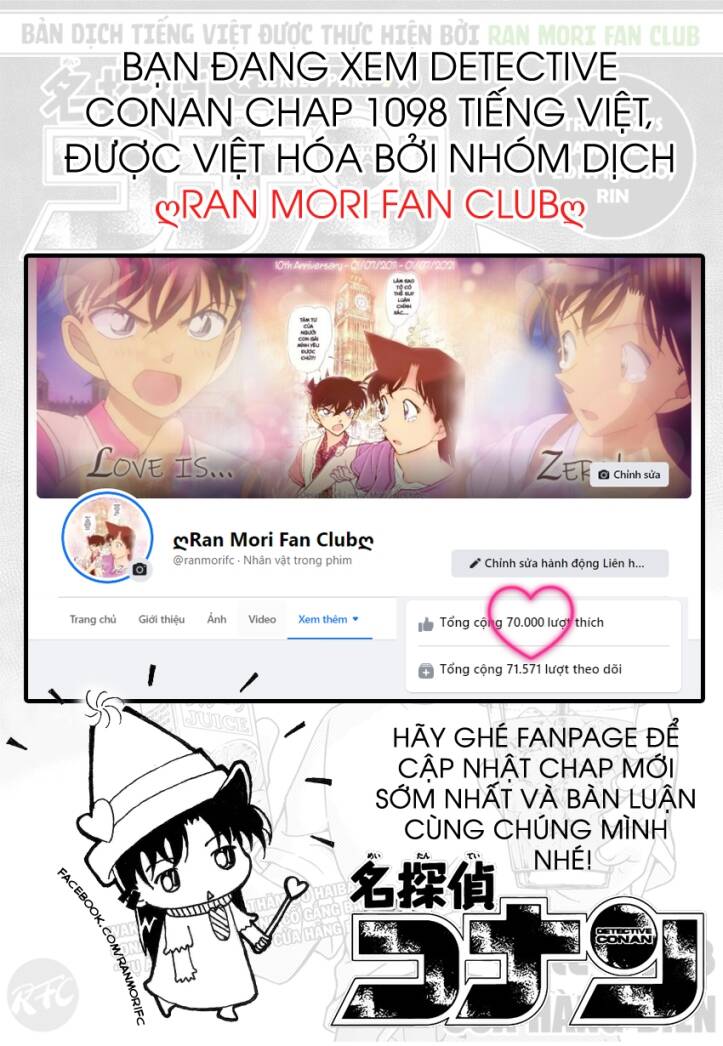 Thám Tử Conan Chap 1098 - Next Chap 1099
