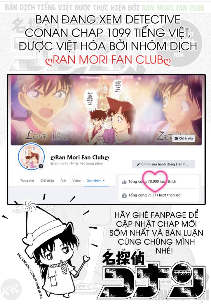 Thám Tử Conan Chap 1099 - Next Chap 1100