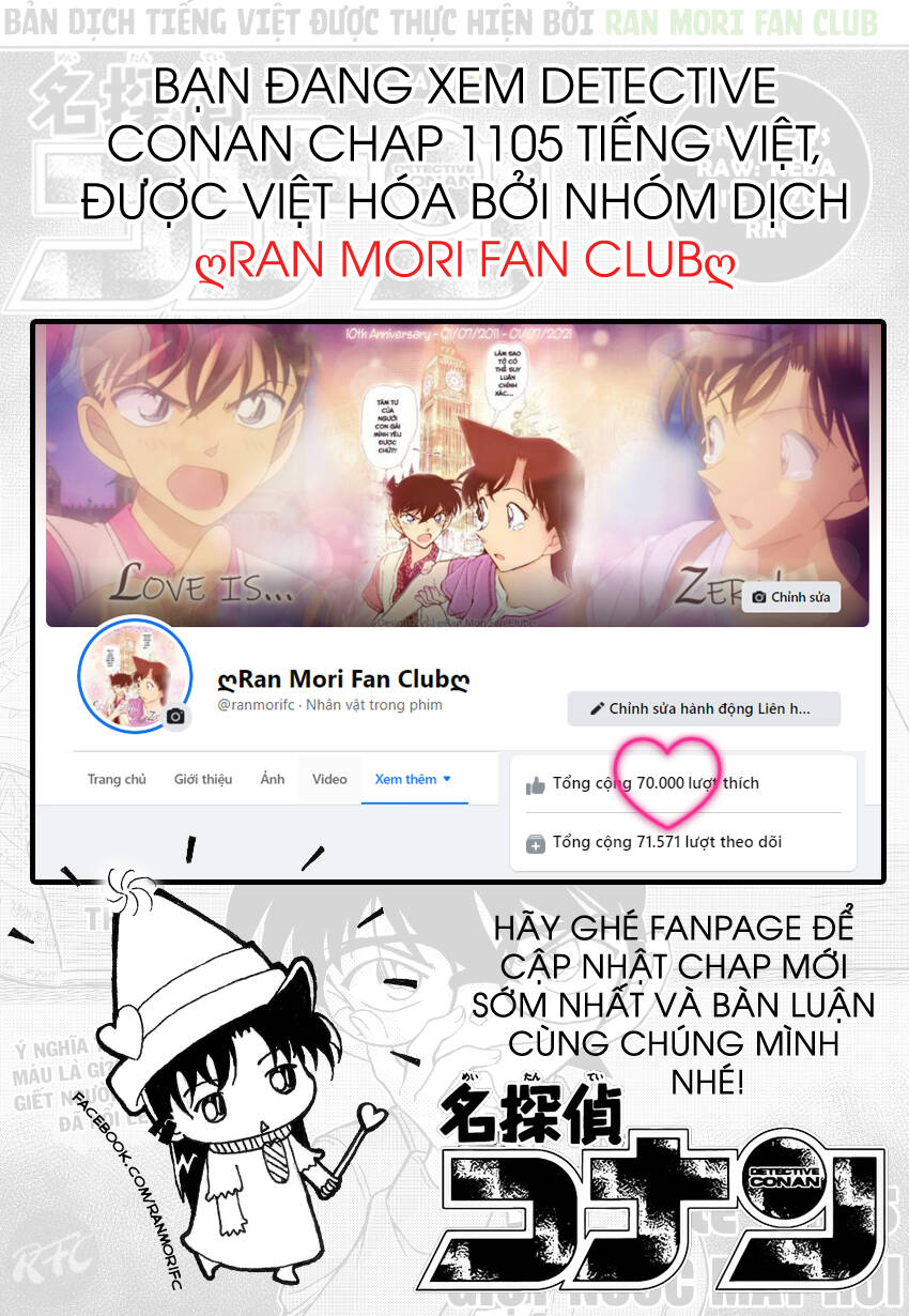 Thám Tử Conan Chap 1105 - Next Chap 1106