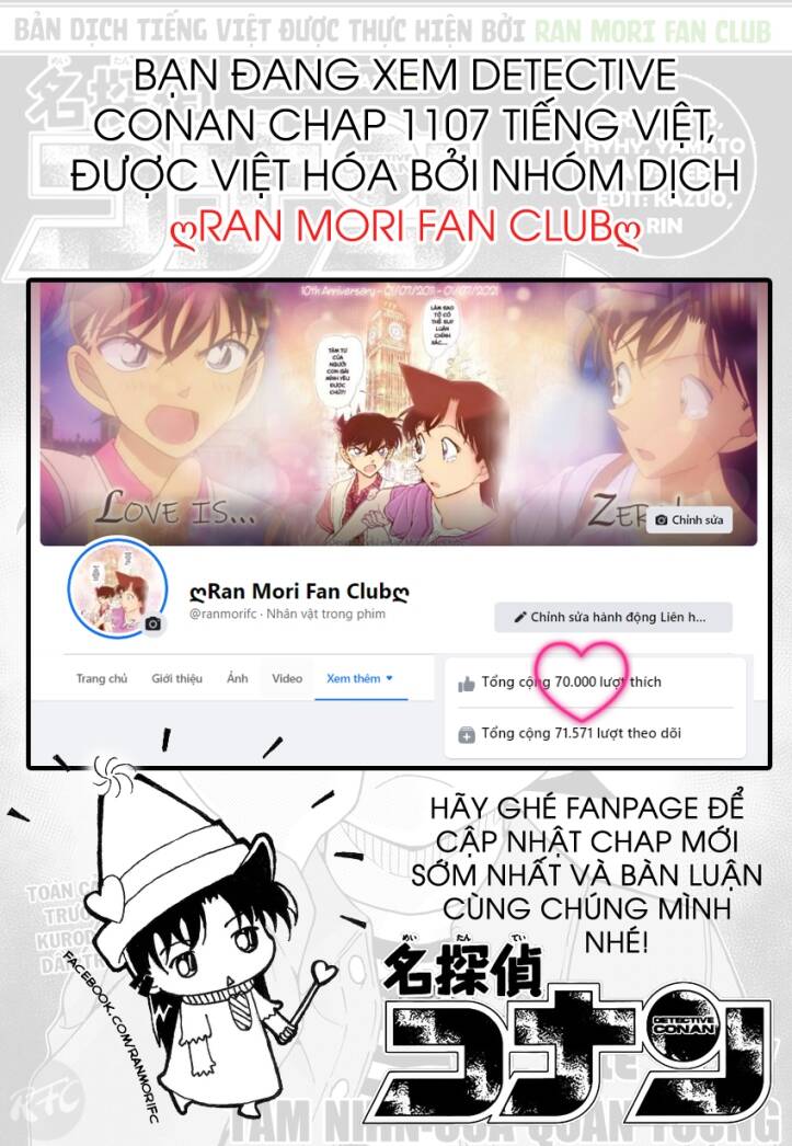 Thám Tử Conan Chap 1107 - Next Chap 1108