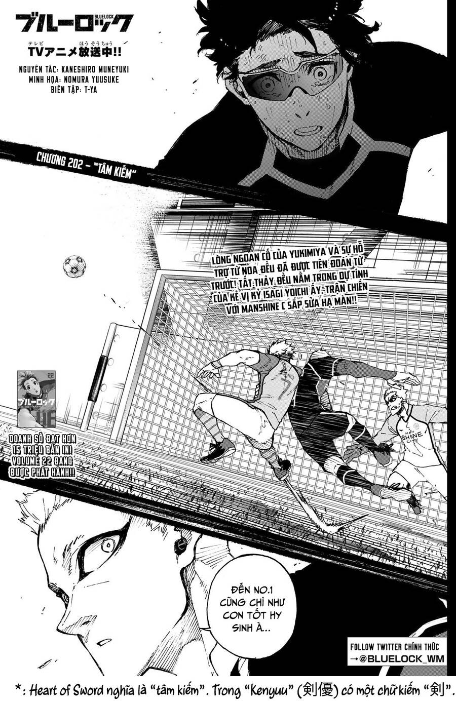 Thiên Tài Bóng Đá, Tiền Đạo Số 1 Chap 202 - Next Chap 203