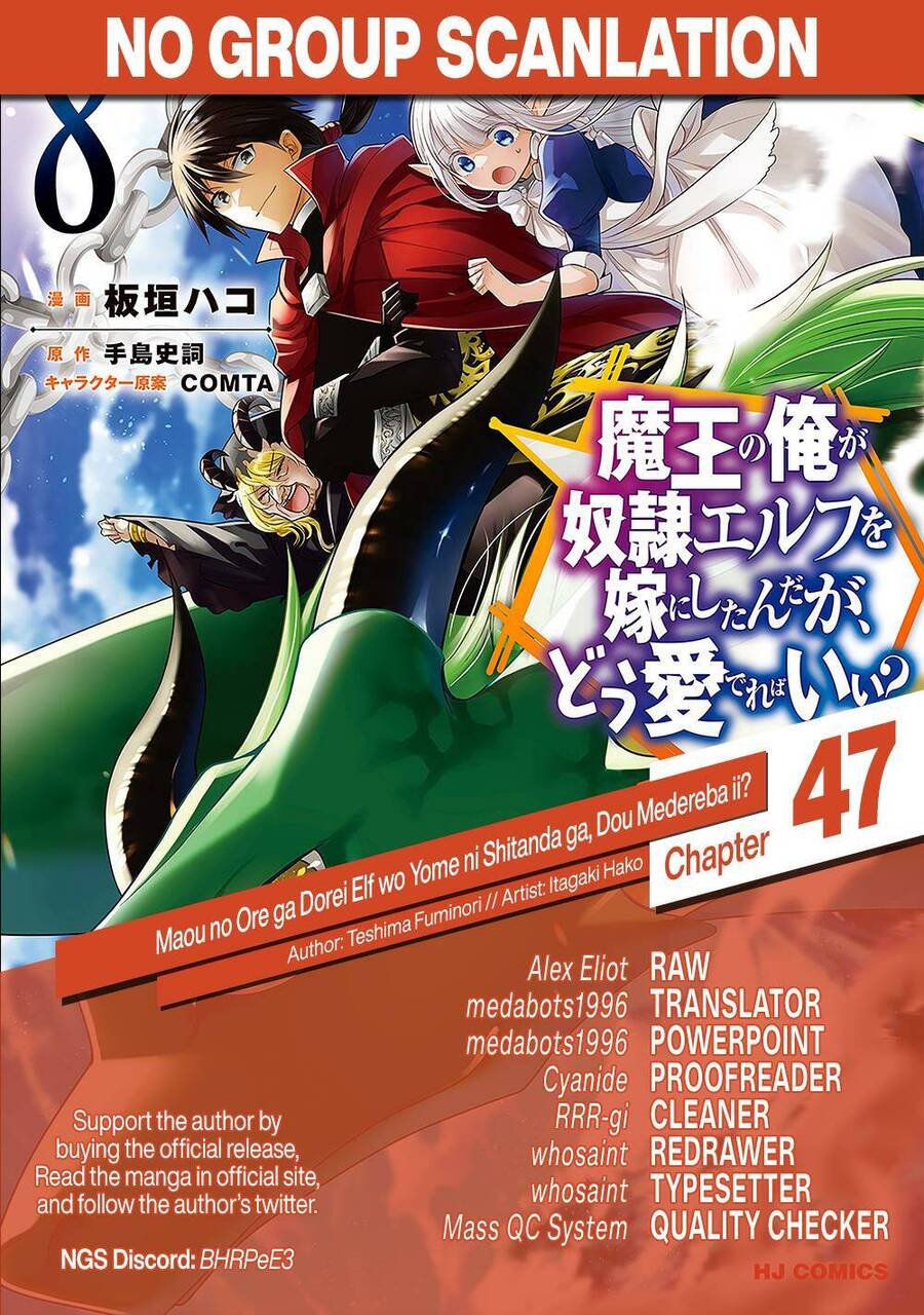 Maou No Ore Ga Dorei Elf Wo Yome Ni Shitanda Ga, Dou Medereba Ii? Chap 47 - Next Chap 48