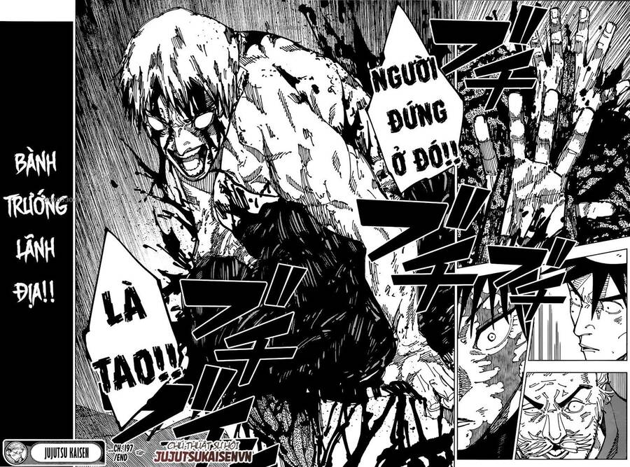 Chú Thuật Hồi Chiến Chap 197 - Next Chap 198