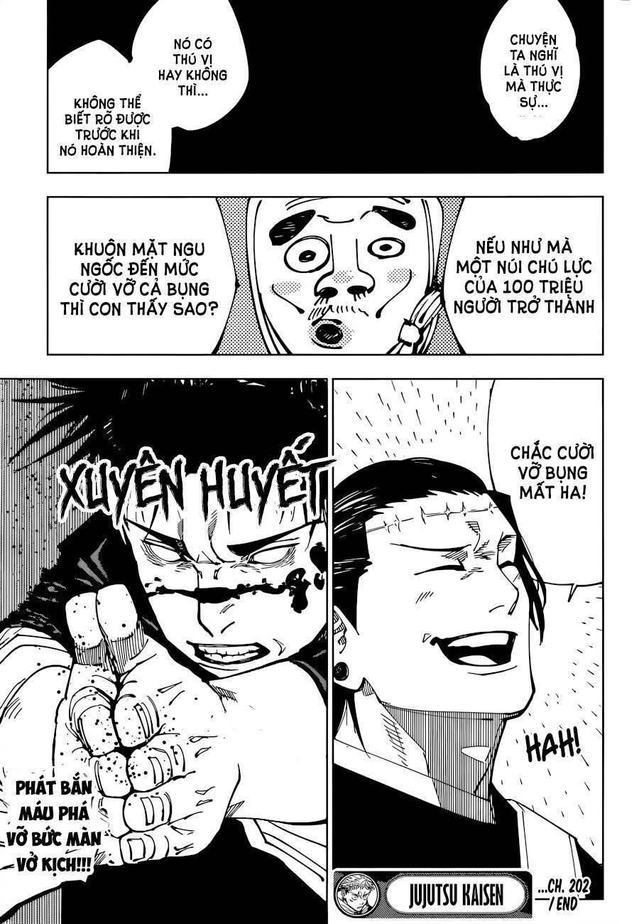 Chú Thuật Hồi Chiến Chap 202 - Next Chap 203