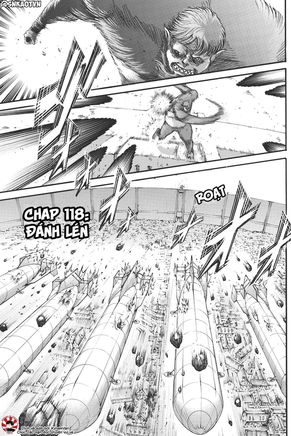 Đại Chiến Người Khổng Lồ Chap 118 - Next Chap 119