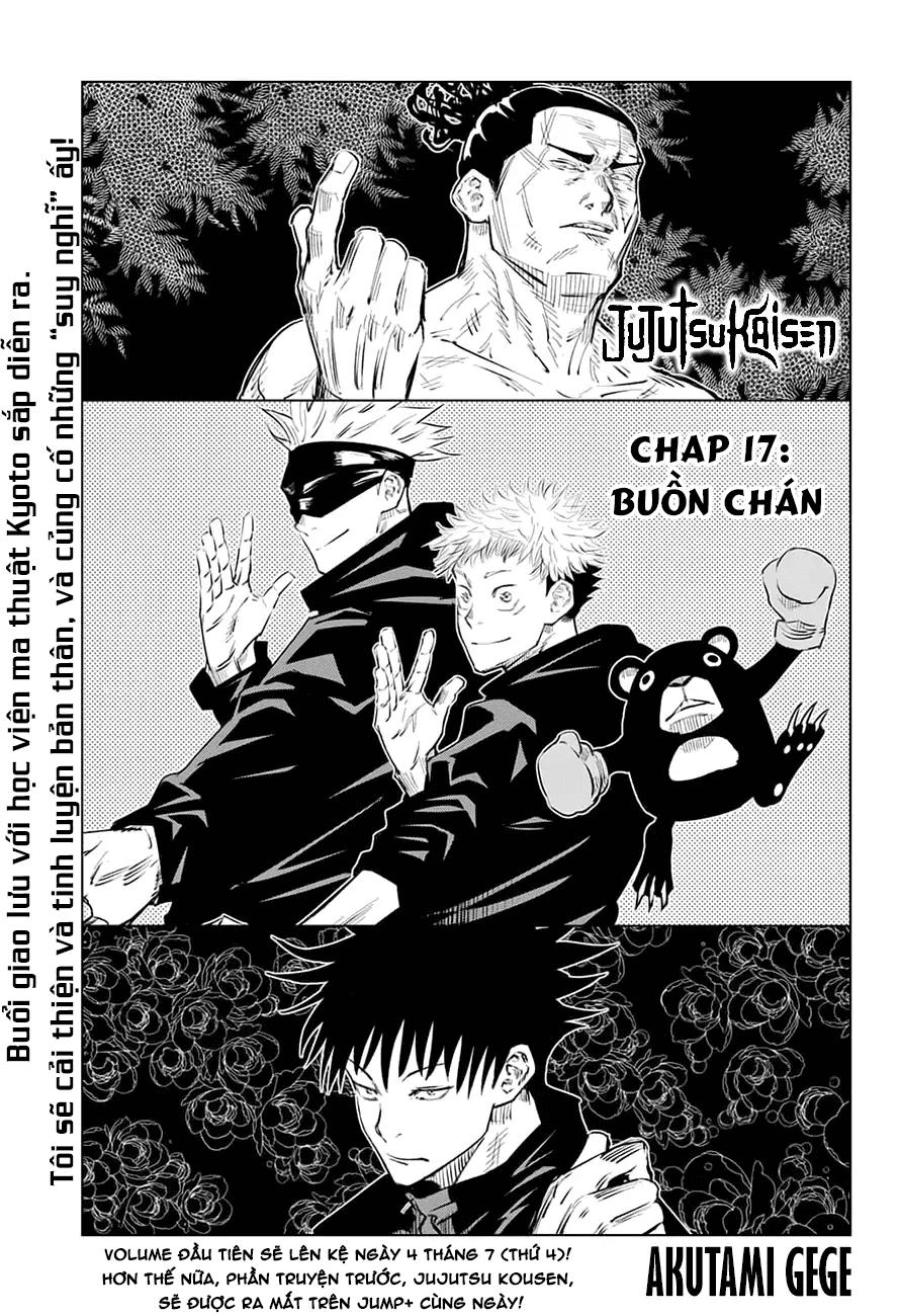 Chú Thuật Hồi Chiến Chap 17 - Next Chap 18