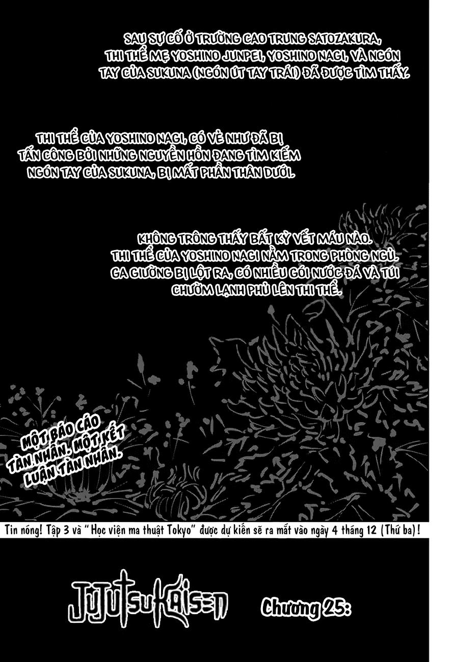 Chú Thuật Hồi Chiến Chap 25 - Next Chap 26