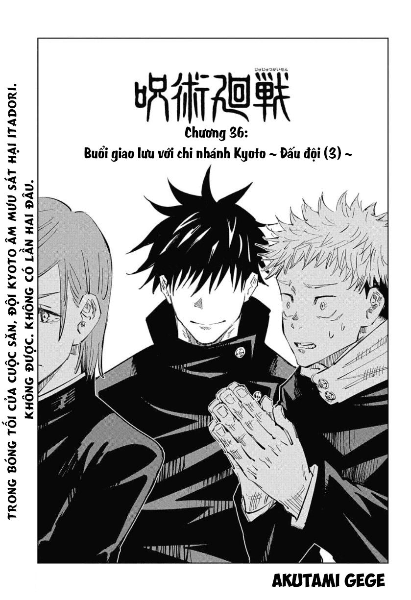 Chú Thuật Hồi Chiến Chap 36 - Next Chap 37