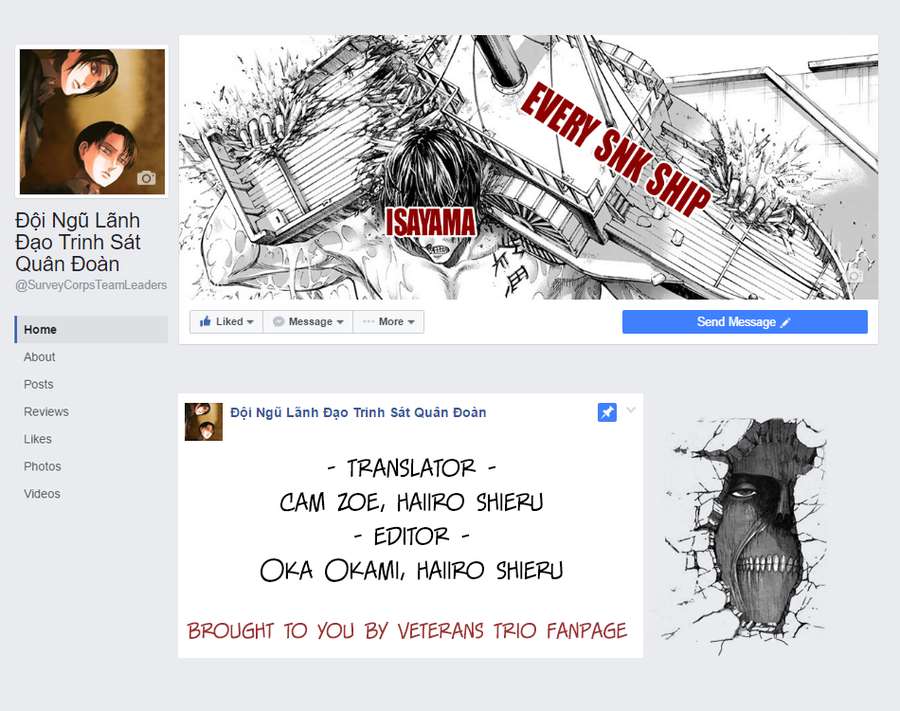 Đại Chiến Người Khổng Lồ Chap 87 - Next Chap 88