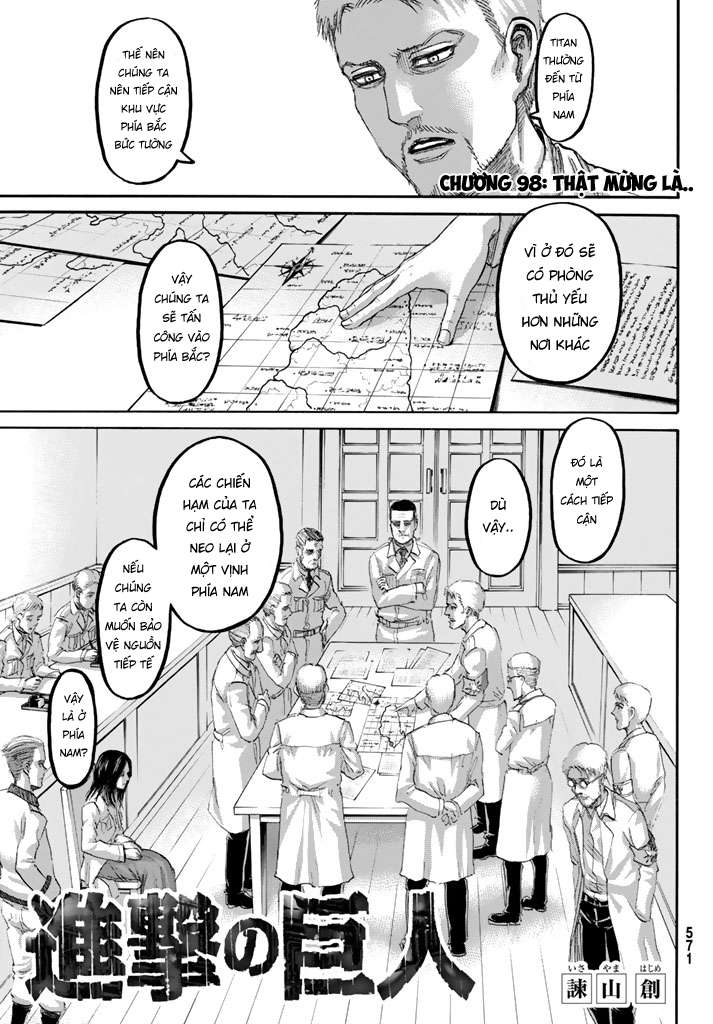 Đại Chiến Người Khổng Lồ Chap 98 - Next Chap 99