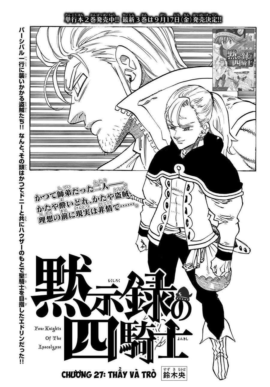 Tứ Kỵ Sĩ Khải Huyền Chap 27 - Next Chap 28