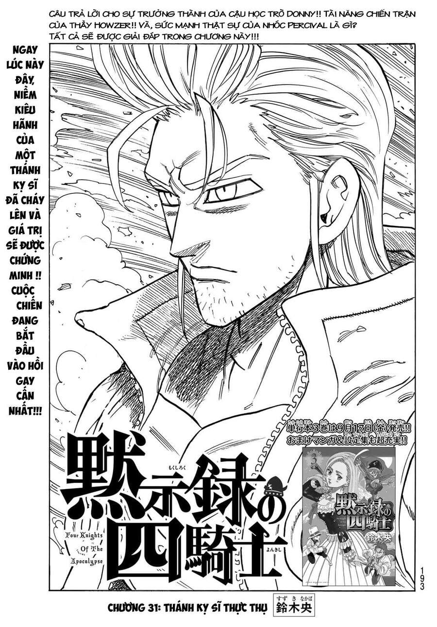 Tứ Kỵ Sĩ Khải Huyền Chap 31 - Next Chap 32