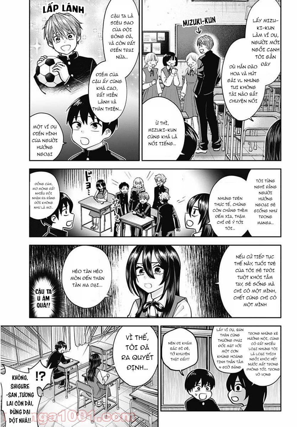 Shigure-San Muốn Trở Thành Người Hướng Ngoại!! Chap 1 - Next Chap 2