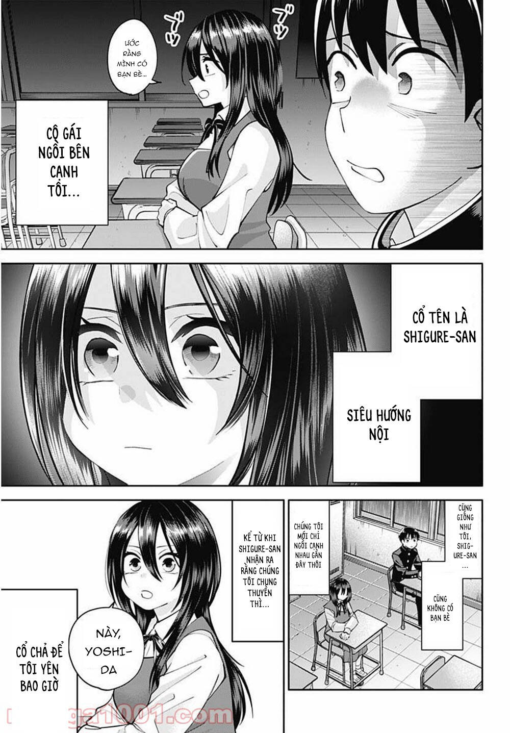 Shigure-San Muốn Trở Thành Người Hướng Ngoại!! Chap 1 - Next Chap 2