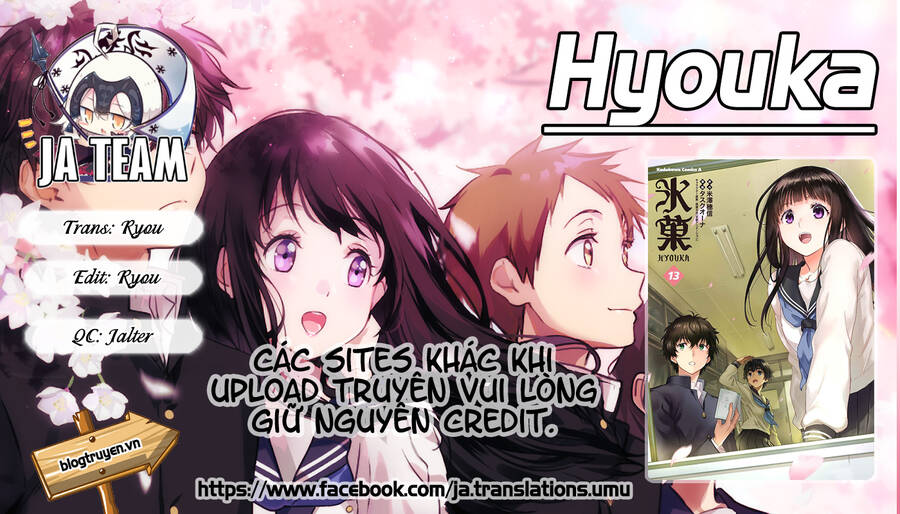 Hyouka Chap 100 - Next Chap 101