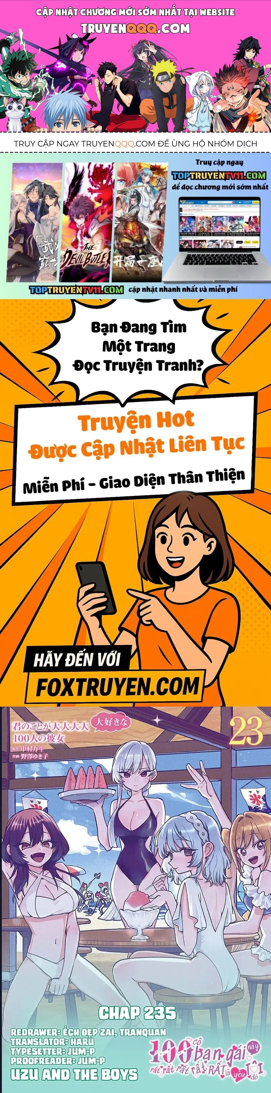 100 Cô Bạn Gái Chap 235 - Next Chap 236