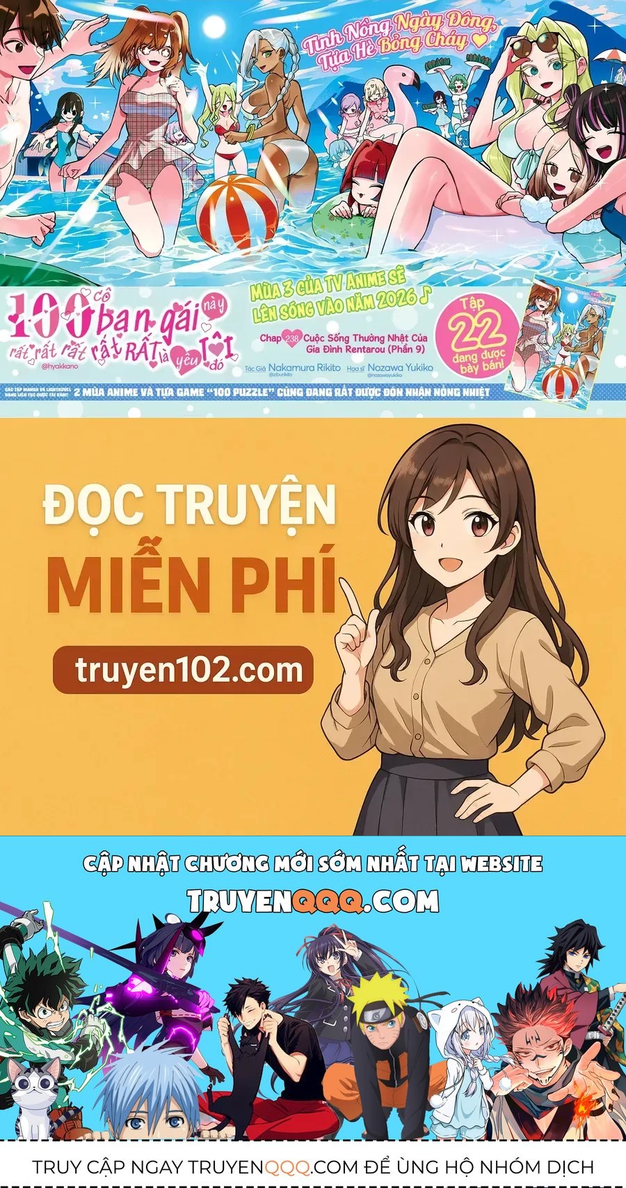 100 Cô Bạn Gái Chap 238 - Next Chap 239