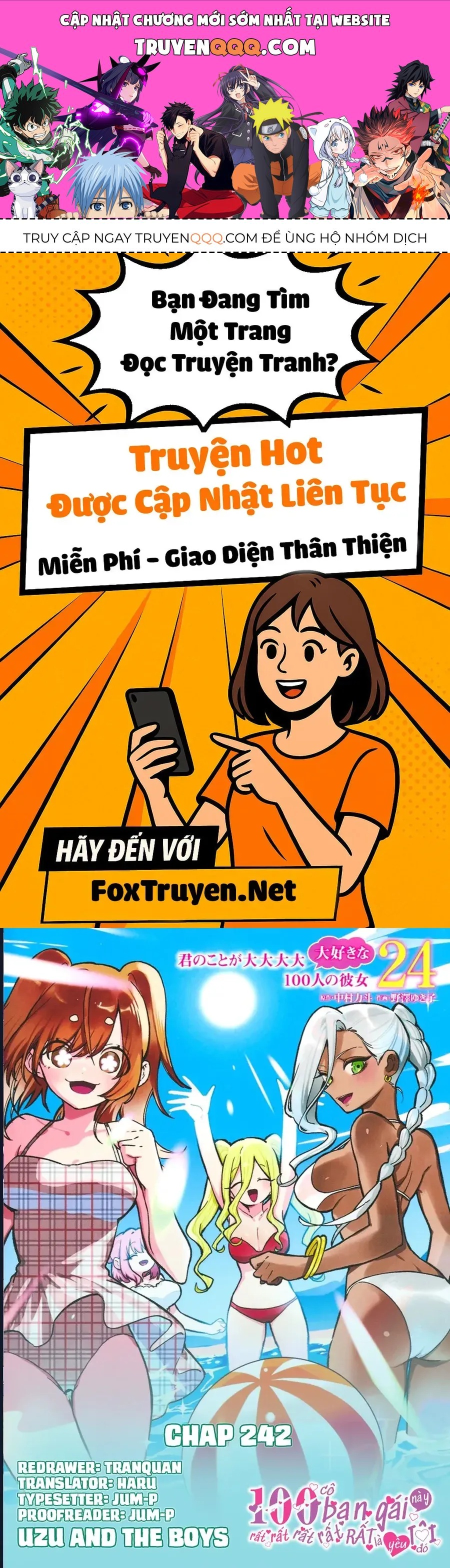 100 Cô Bạn Gái Chap 242 - Next Chap 243