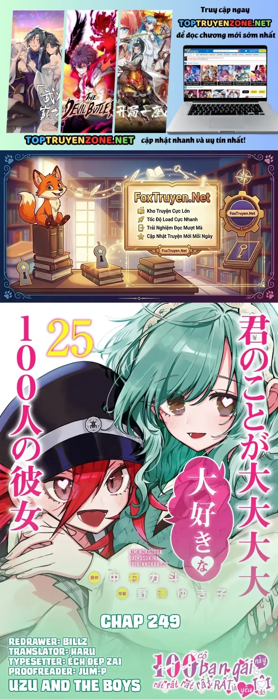 100 Cô Bạn Gái Chap 249 - Next Chap 250