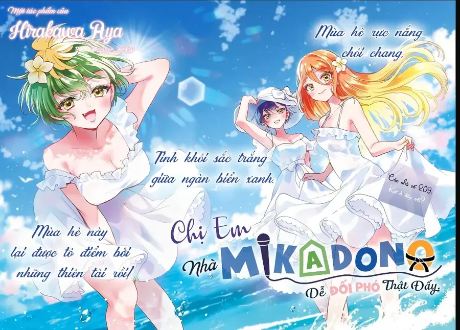Ba Chị Em Nhà Mikadono Dễ Đối Phó Thật Đấy Chap 209 - Next Chap 210