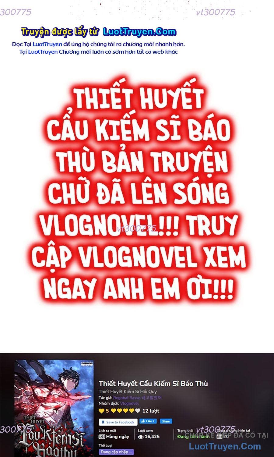 Thiết Huyết Kiếm Sĩ Hồi Quy Chap 149 - Next Chap 150