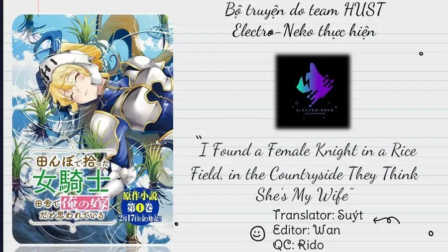 I Found A Female Knight In A Rice Field, In The Countryside They Think She’s My Wife Chap 47 - Next Chap 48
