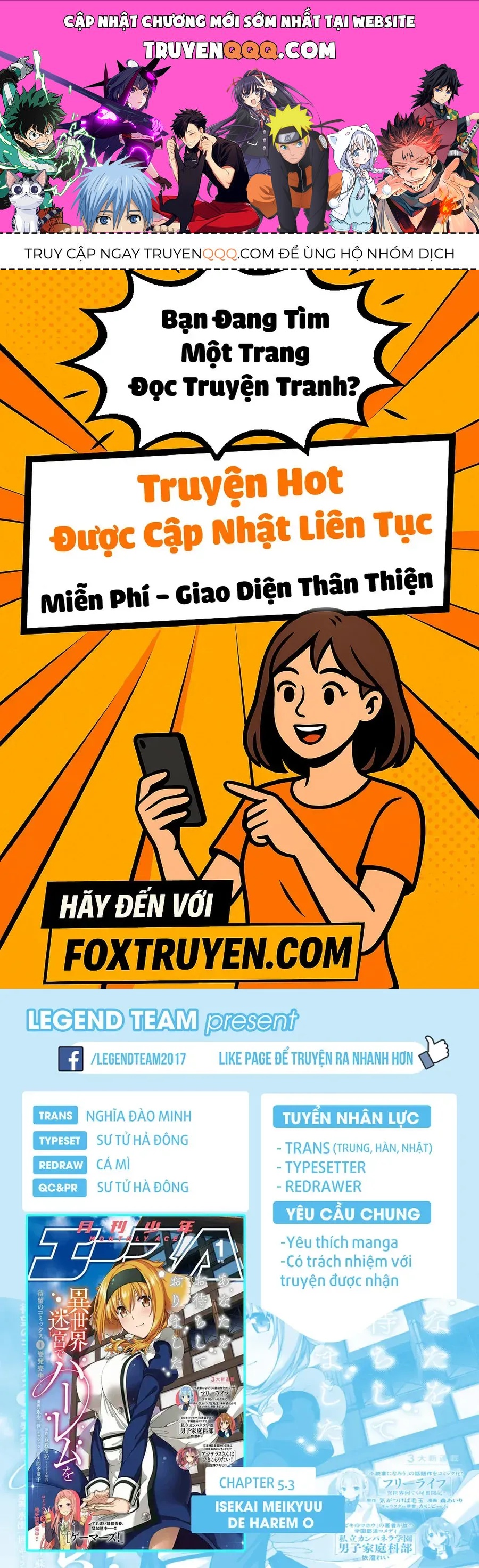 Thiết Lập Dàn Harem Tại Thế Giới Khác Chap 9 - Next Chap 10