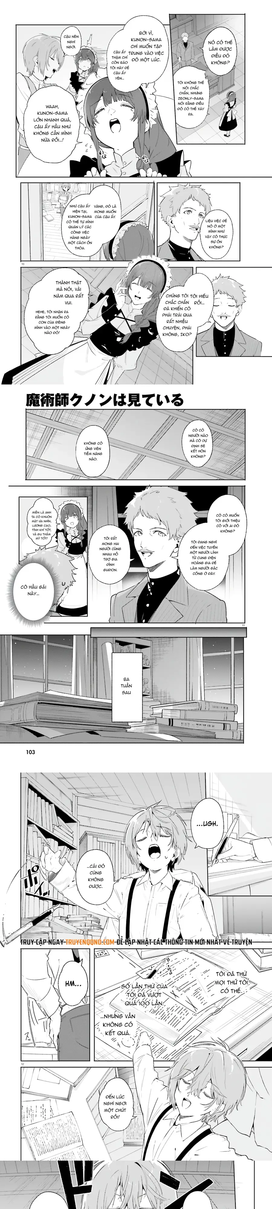 Majutsushi Kunon Wa Miete Iru Chap 12 - Next Chap 13