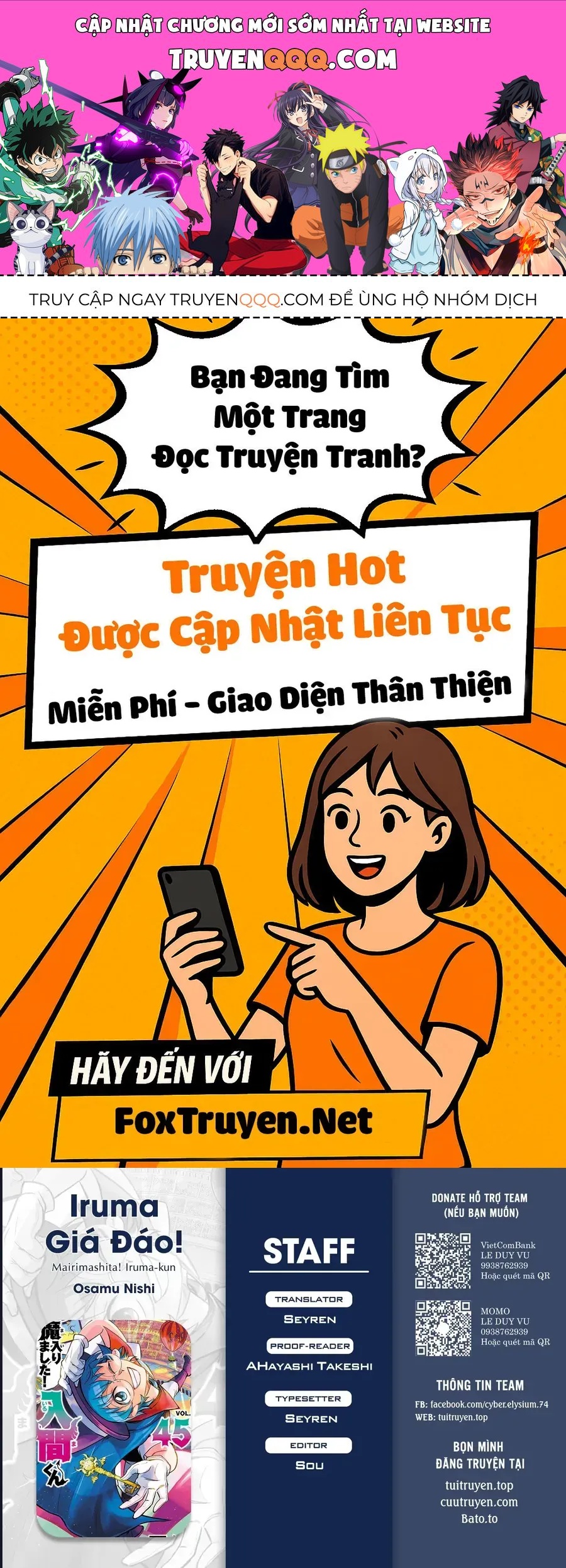 Chào Mừng Cậu Đến Trường Iruma-Kun Chap 427 - Next Chap 428